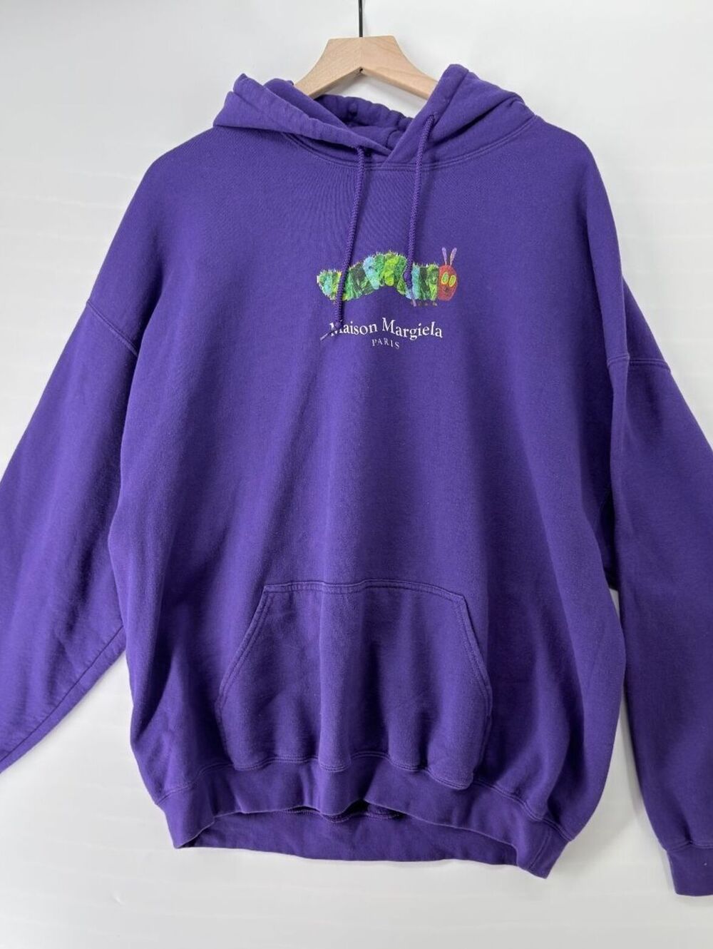 Maison Margiela Inspired Very Hungry Caterpillar Hoodie Oversized 2XL Mega Yacht